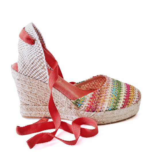 Rafia Wedge Espadrilles