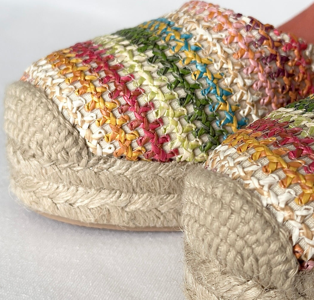Rafia Wedge Espadrilles