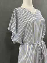 Load image into Gallery viewer, Blue striped tunic
