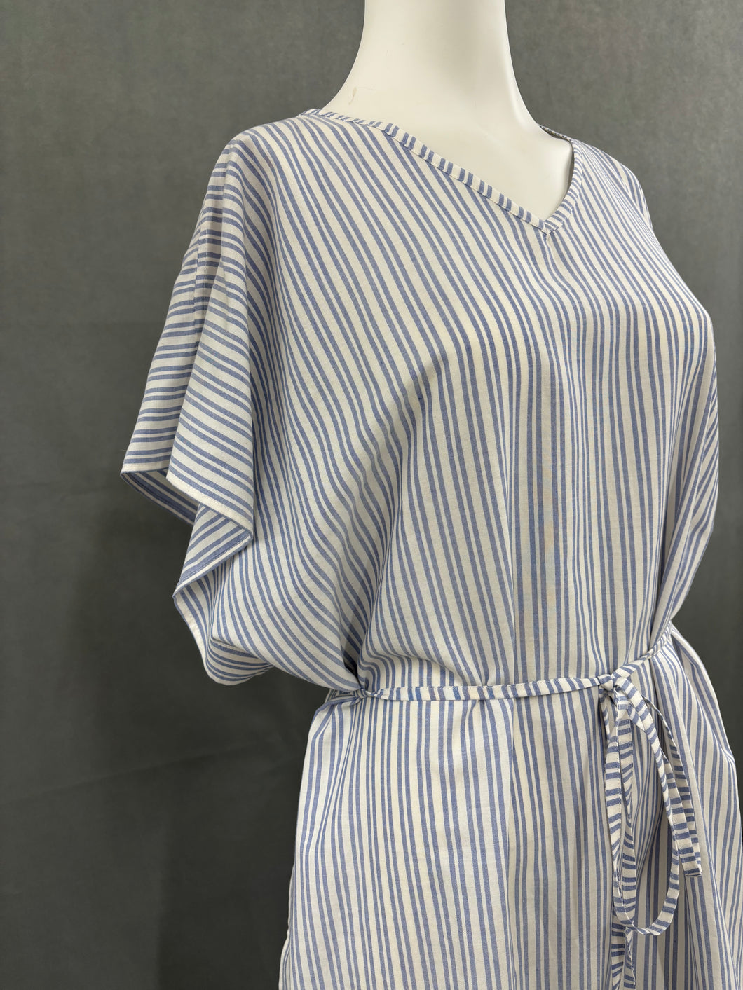 Blue striped tunic