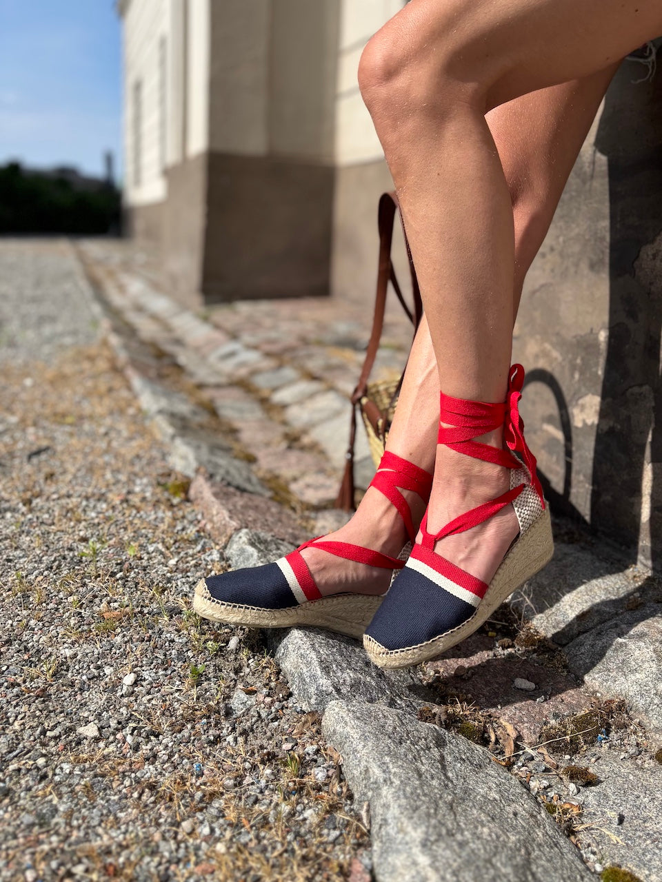 Valenciana Blue-red-white striped
