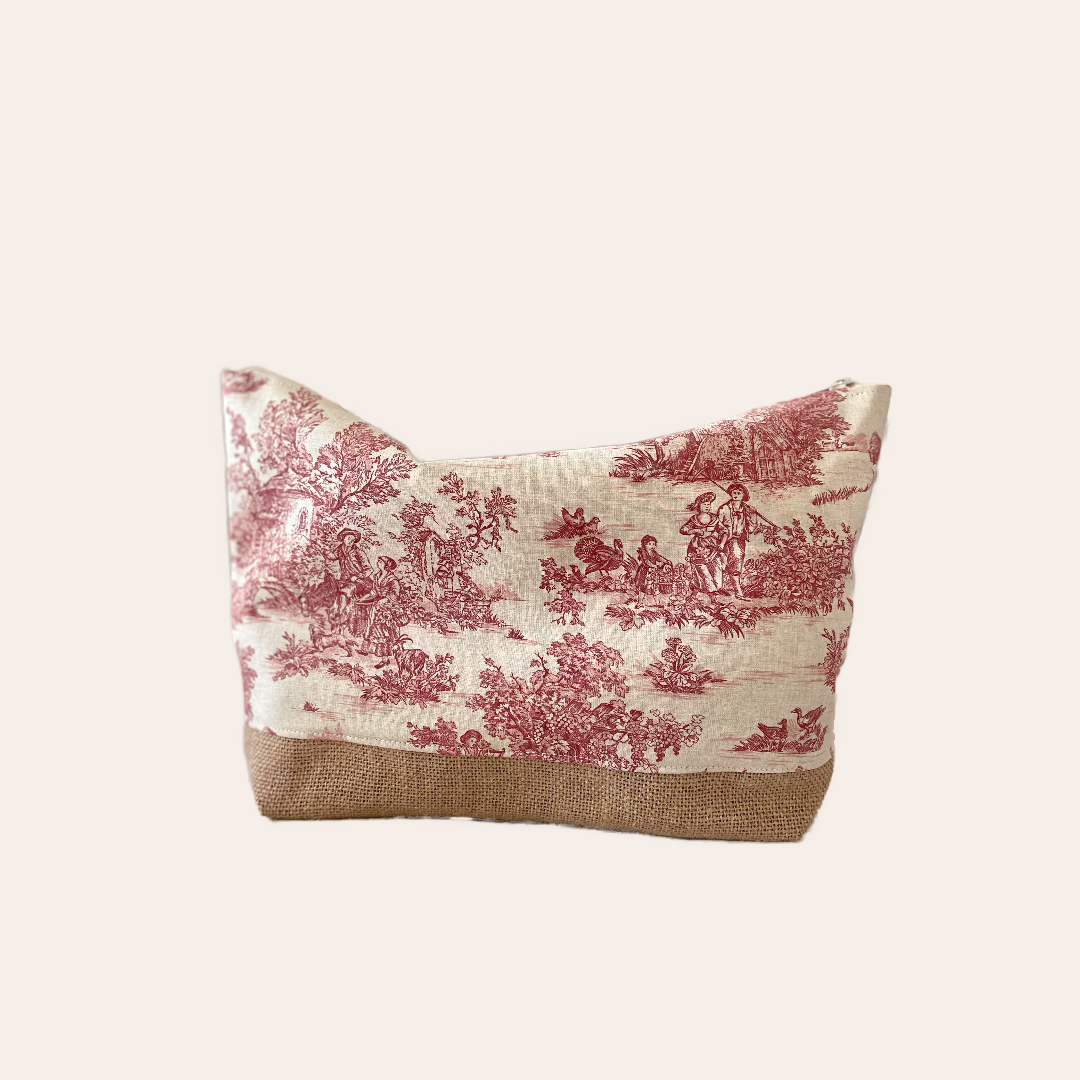 Pocket square in Toile de Jouy