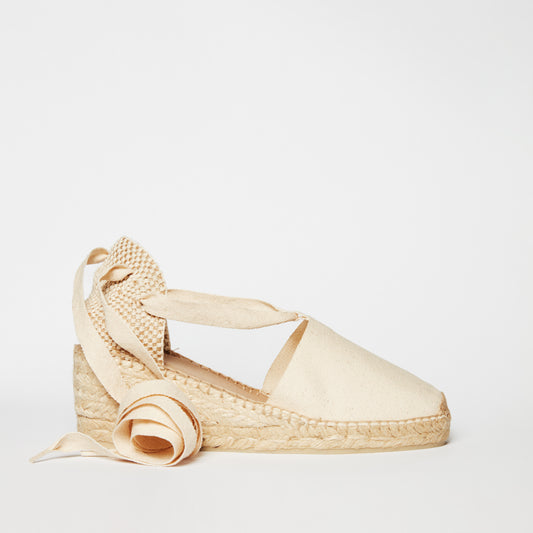 Valenciana wedge ecru 