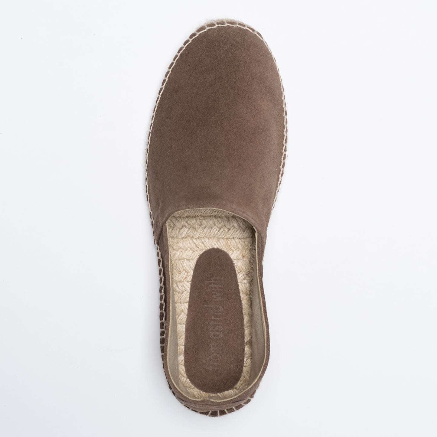 Brown suede espadrilles for men