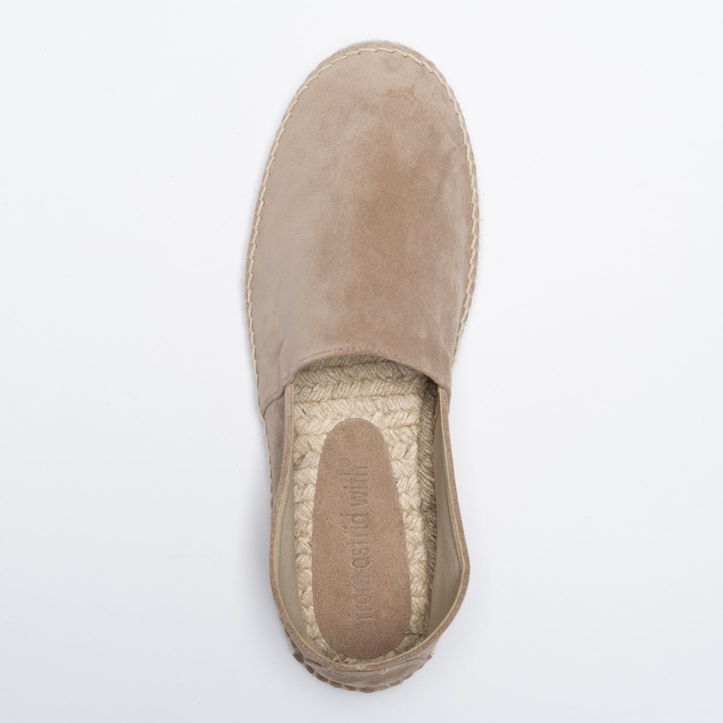 Sand suede espadrilles for men