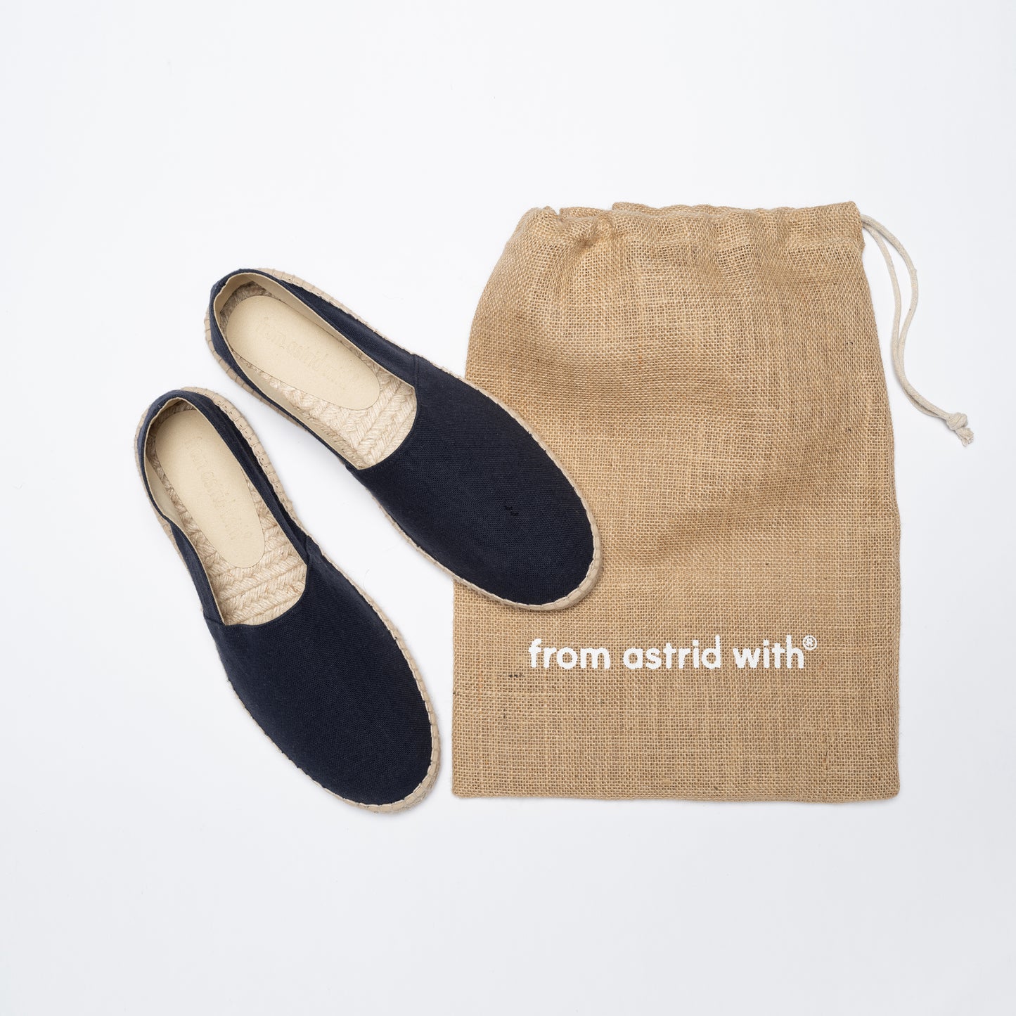Navy espadrilles - for men