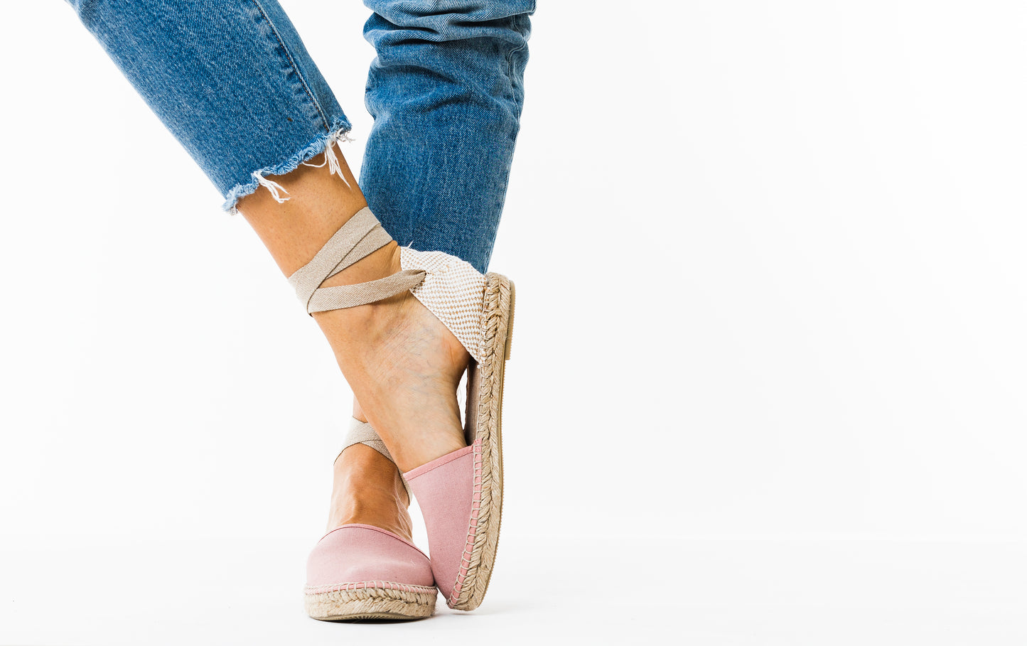 Pink Lace up