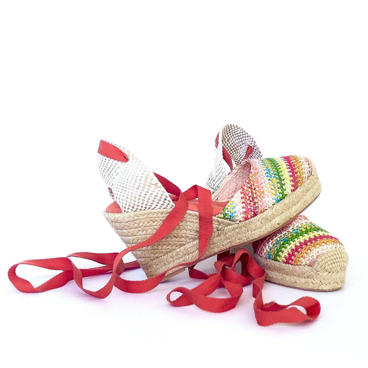 Rafia Wedge Espadrilles